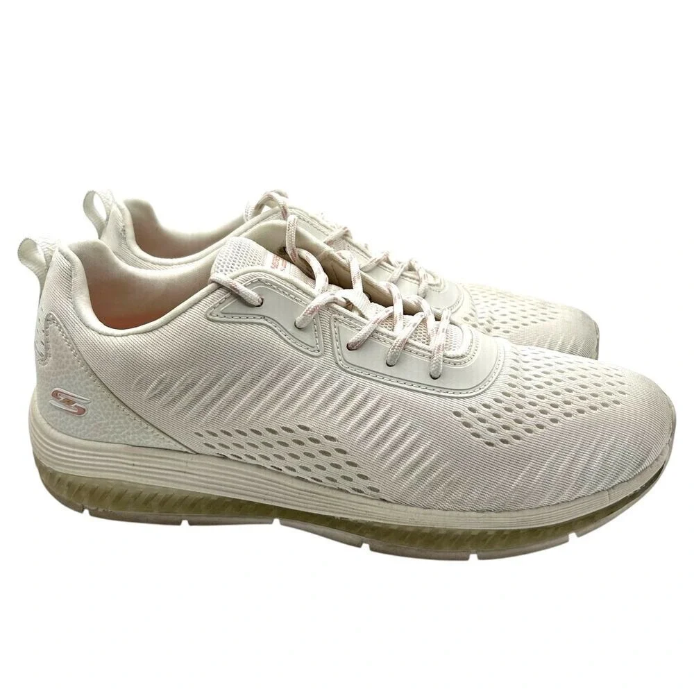 Skechers Women's Cream Bobs Gamma Casual Sneakers Shoes Size 10